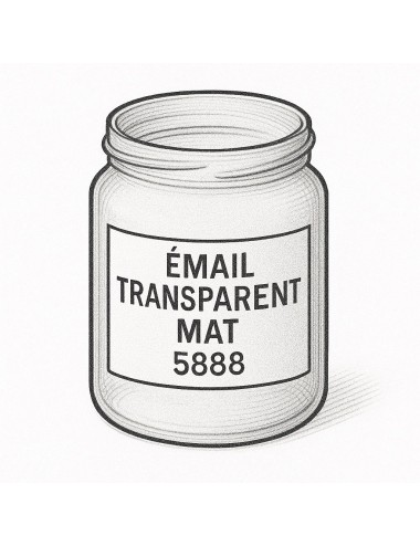 ÉMAIL FAÏENCE TRANSPARENT INCOLORE MAT 5888