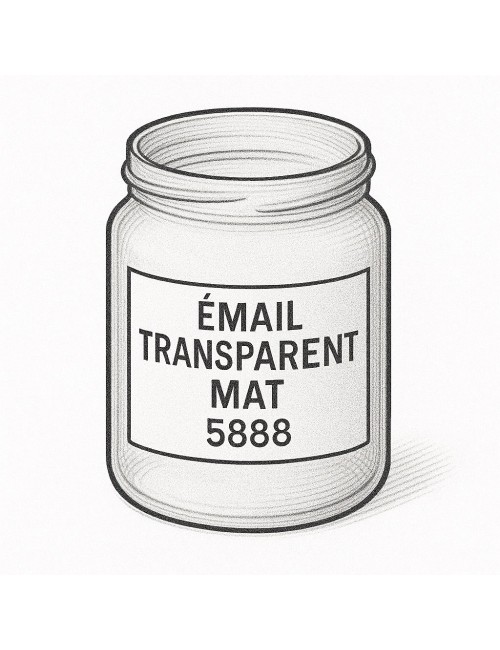 ÉMAIL FAÏENCE TRANSPARENT INCOLORE MAT 5888
