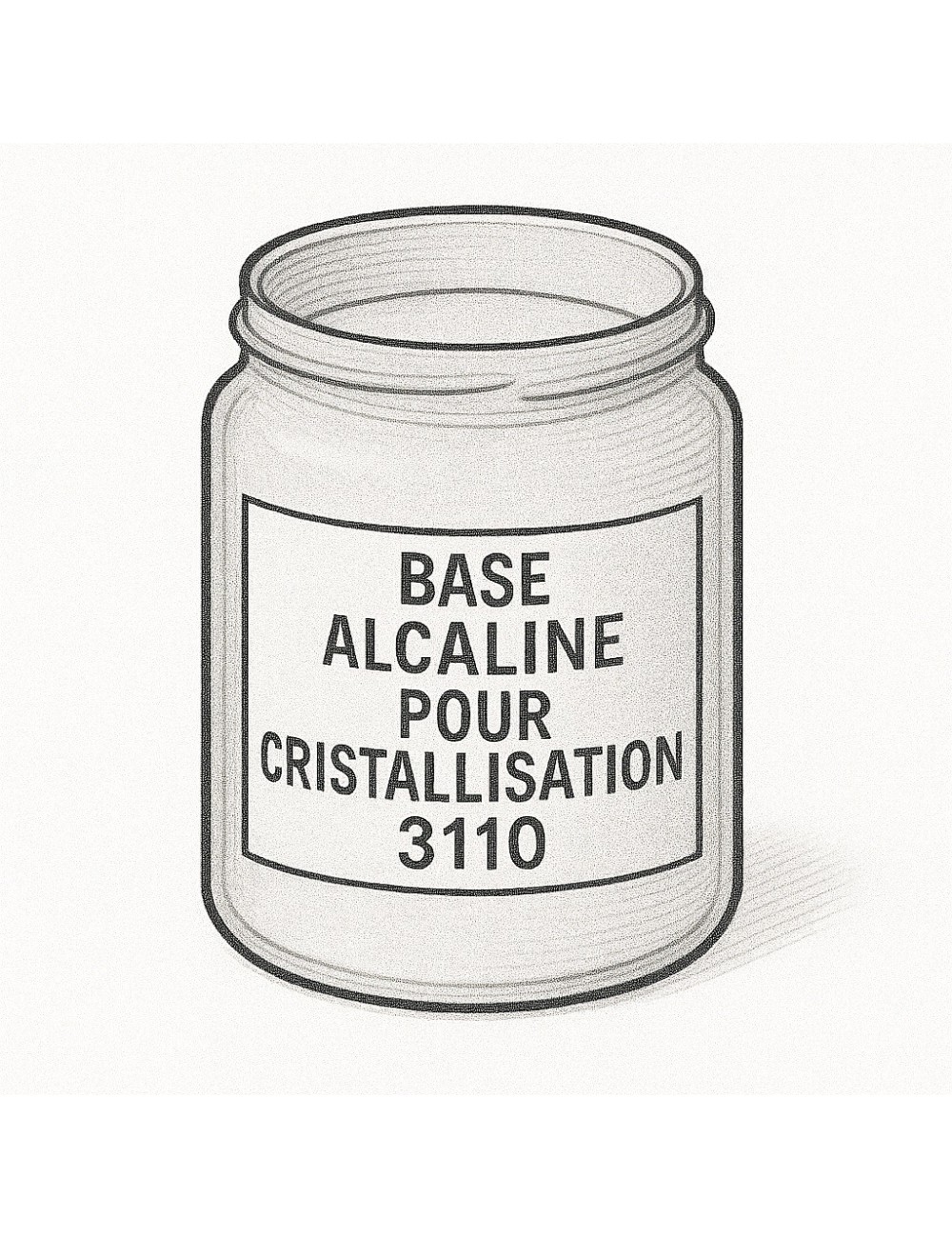 ÉMAIL FAÏENCE TRANSP. SS PLB INCOLORE BASE ALCALINE CRISTALLISATION