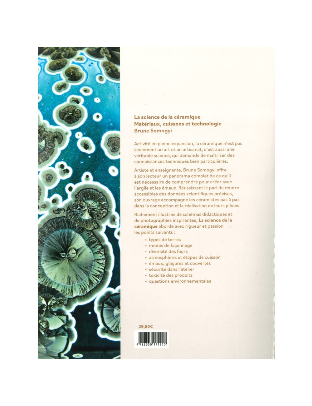 LIVRE LA SCIENCE DE LA CÉRAMIQUE