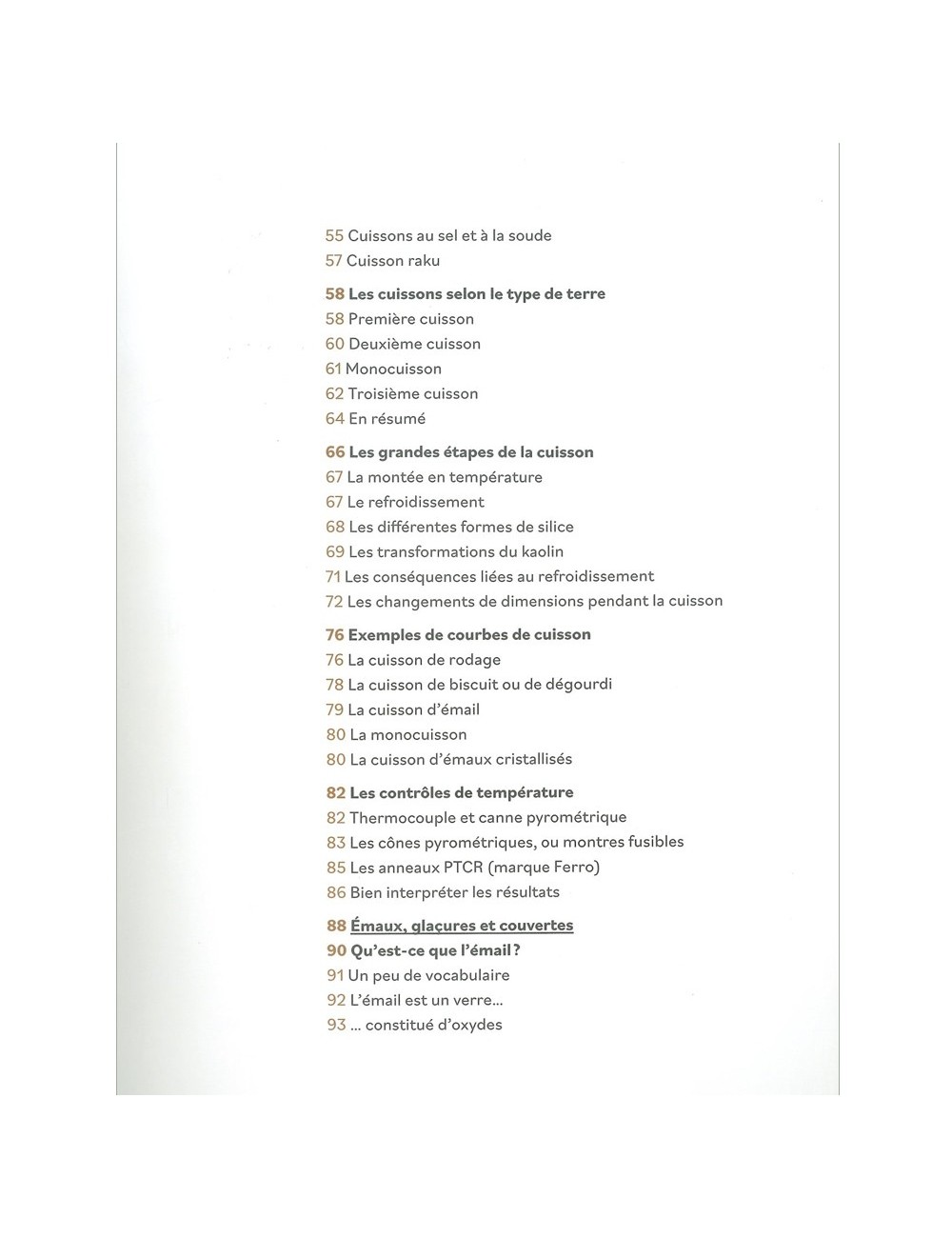 LIVRE LA SCIENCE DE LA CÉRAMIQUE