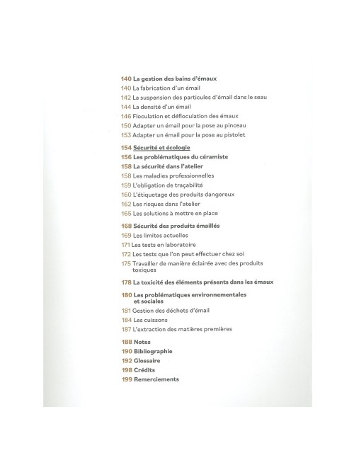 LIVRE LA SCIENCE DE LA CÉRAMIQUE