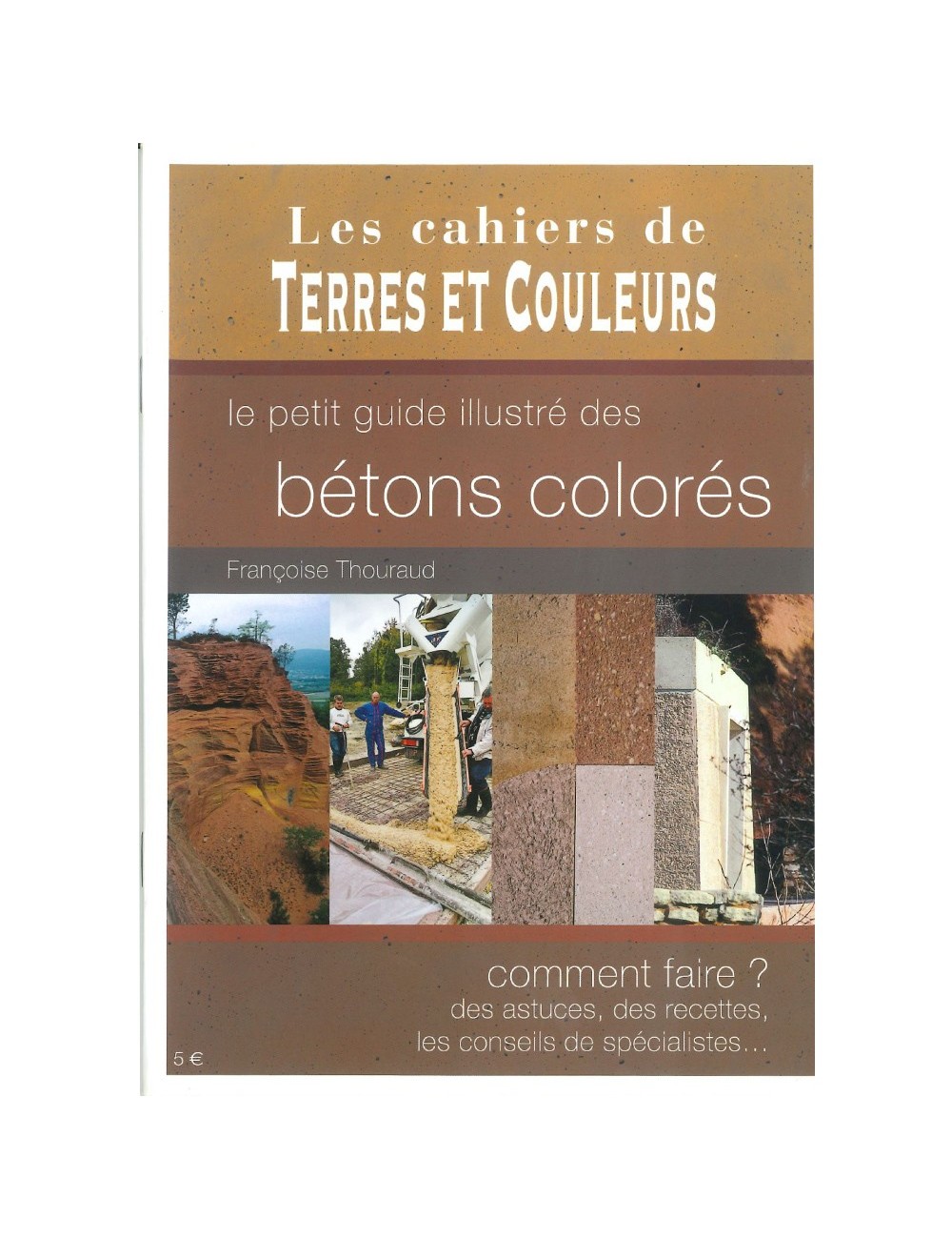 LIVRE LE PETIT GUIDE ILLUSTRÉ DES BÉTONS COLORÉS