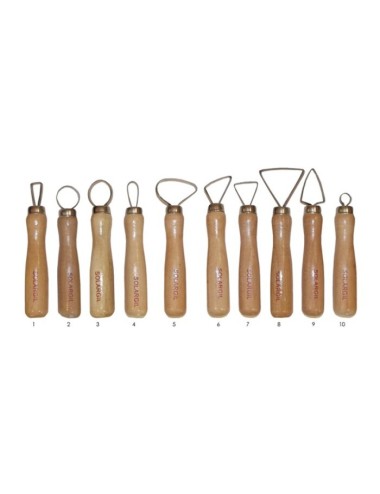 MIRETTE COURTE COUPANTE 12 CM ENV. LOT DE 10 ASSORTIS.