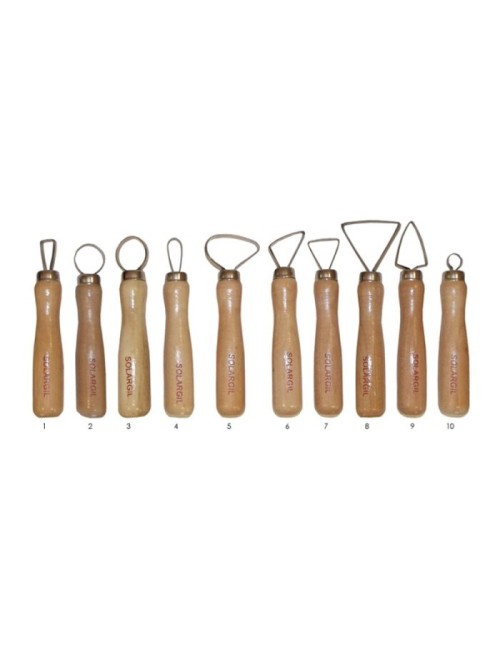 MIRETTE COURTE COUPANTE 12 CM ENV. LOT DE 10 ASSORTIS.