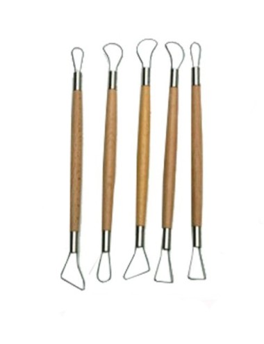 MIRETTE DOUBLE COUPANTE 22CM LOT DE 5