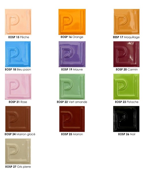 ÉMAIL FAÏENCE LIQUIDE OPAQUE SS PLB BRILL. TON PIERRE 250GR EOSP27L