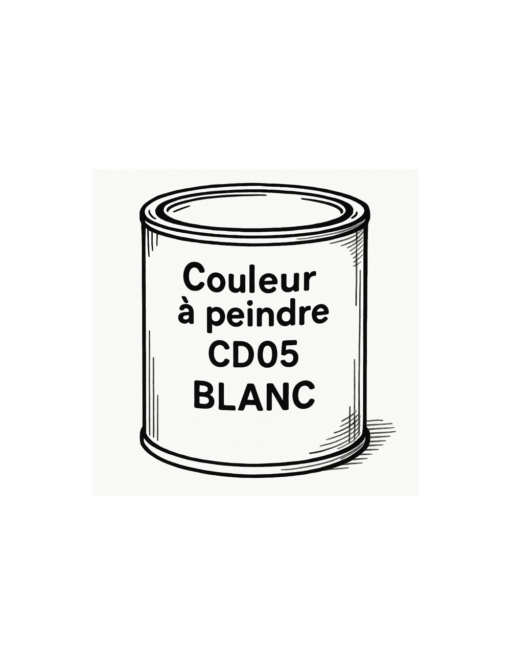 COLORANT LIQUIDE SANS PLOMB BLANC 100GR CD05L